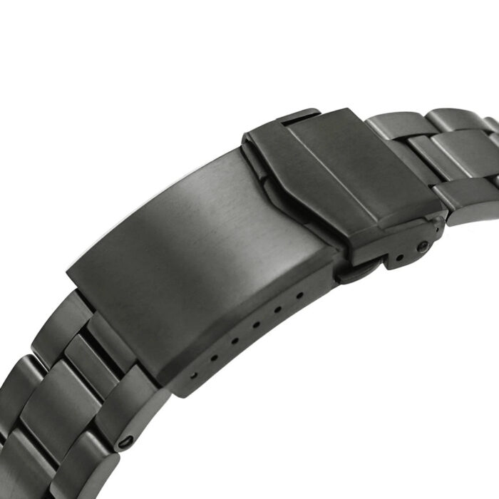 Seiko 5 Sports Automatic Black Dial Black Steel Strap Watch For Men - SRPD65K1 - Image 6